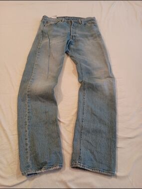 Levi's 501 XX Original Fit Selevage Button Fly Jeans Men's Size 32X34